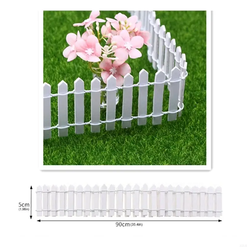 1/12 인형 집 정원 및 즙이 많은 식물 Microlandscape 배열 A2UB에 대한 크리 에이 티브 나무 소형 ​​울타리 모델 그림
