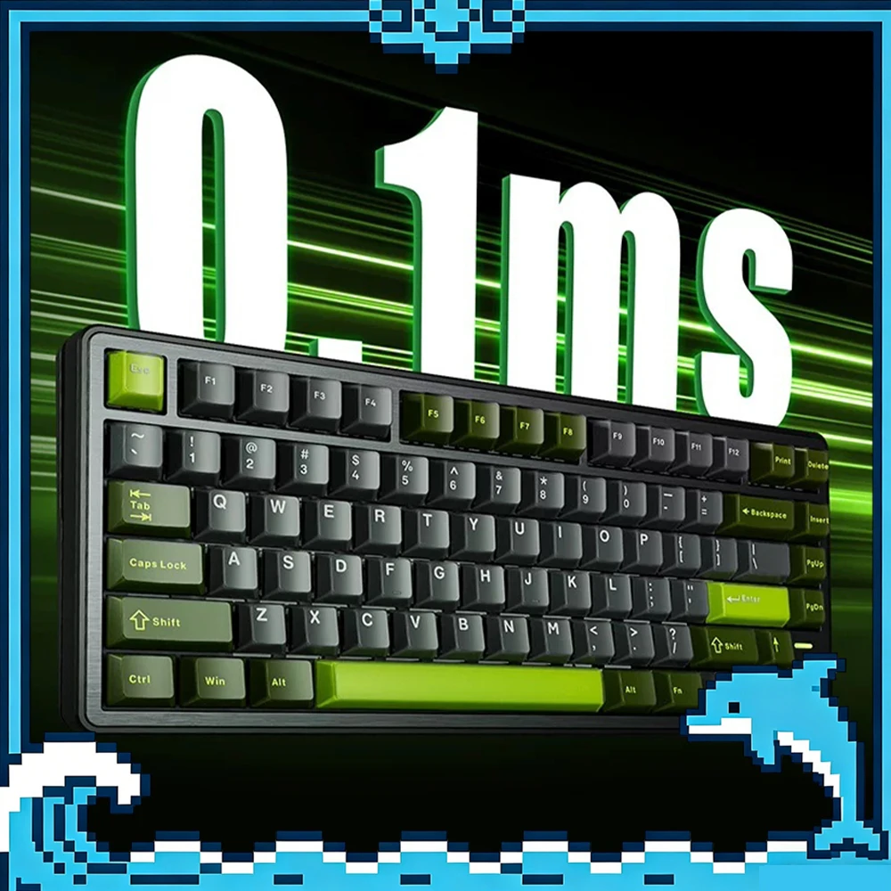 VGN Neon 75 Pro Wireless Keyboard Three Mode Connection E-sports Keyboard 16K Polling Rate 0.1ms Ultra-Low Latency For Gifts