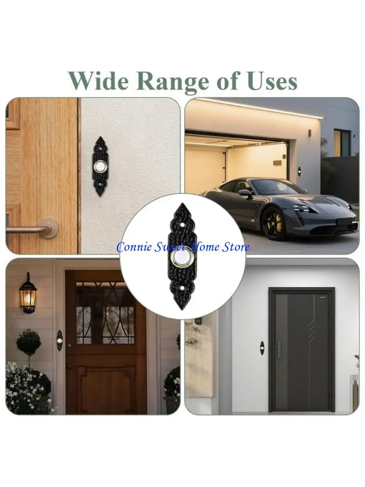 

LXAF Цинковые сплавы Дверные звонки Кнопка Ретро Универсальное применение Легкое крепление