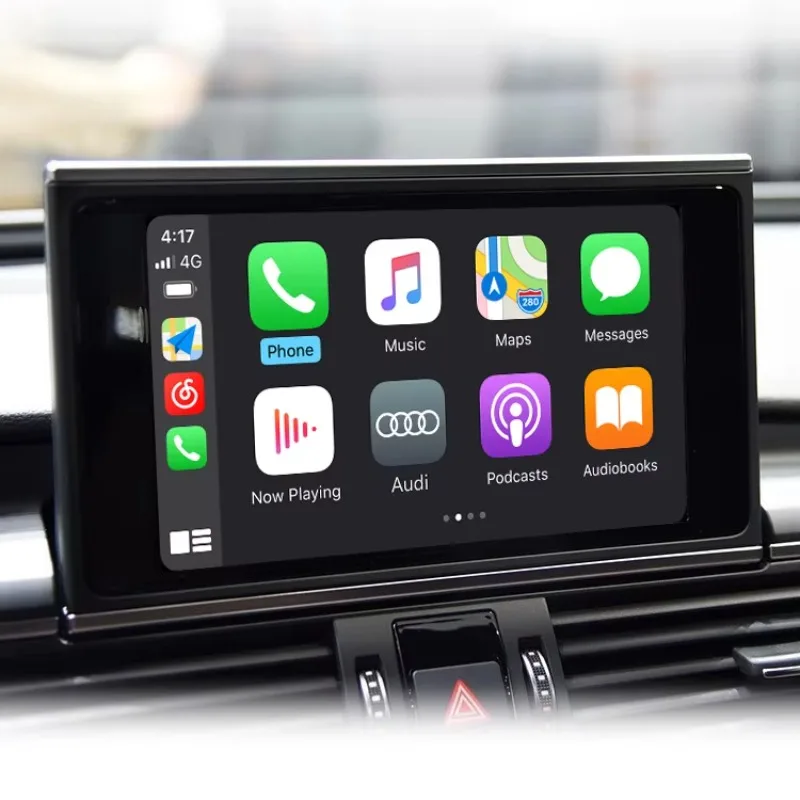 

IN CHWireless Apple CarPlay Android Auto Adapter for A1 A3 A4 A5 A6 A7 A8 Q2 Q3 Q5 Q7 with GPS Navigation AirPlay Support