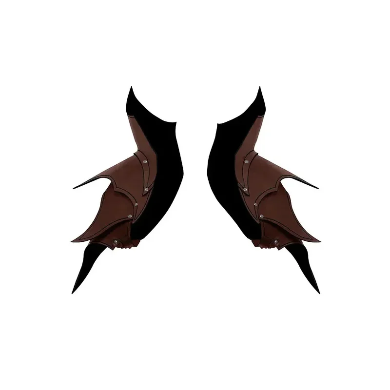 الرجال القرون الوسطى زي المهنية الجلود بولدرونز الكتف درع فارس المحارب تأثيري Larp ملحق هالوين كرنفال فستان hkh