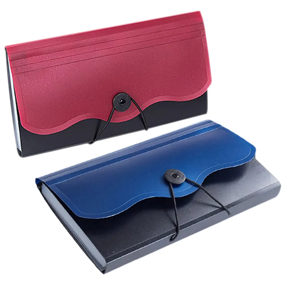 2pcs PP Multi layer Document ganizer B5 Invoice Receipt File Bag able Accordion Folder Lightweight Storage Solution Office