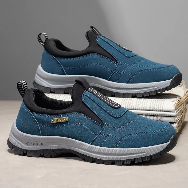 1 pair of men's casual shoes, comfortable and stylish for the feet, suitable for all seasons, ideal for outdoor travel, walking,