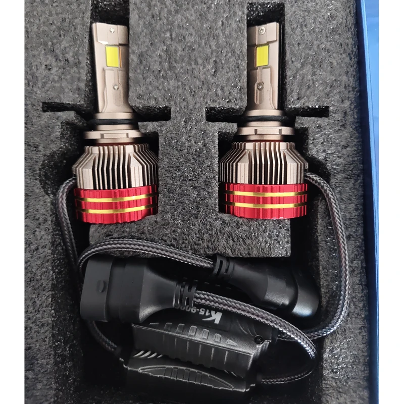 K15 300W 300000Lm H7 Led Headlight Bulb 12V 24V Universal H11 H7 White Canbus Error Free 6000K White Car Headlight Kit