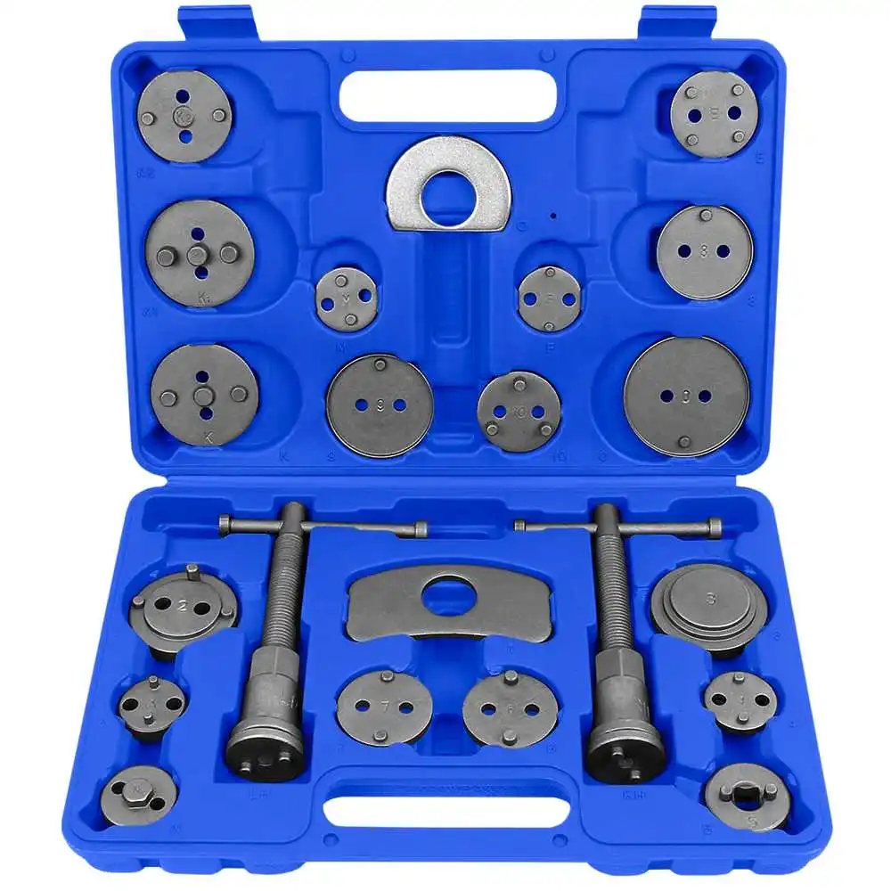 22 Units Brake Piston Repositioning Tool Kit Blue Universal Repair Set Ideal for Changing Pads Discs Shoes Replacement