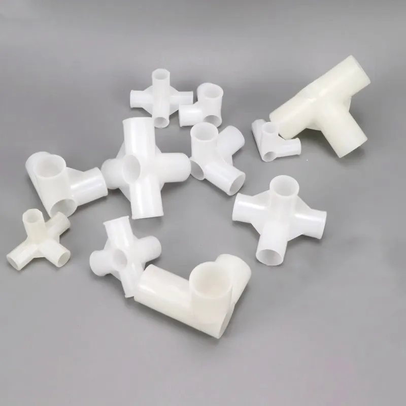 Plastic Shelf Connector For Wardrobe Shoe Rack 3D Three-Way Four-Way 12/16/19mm Frame Connector Piece For Storage Organization