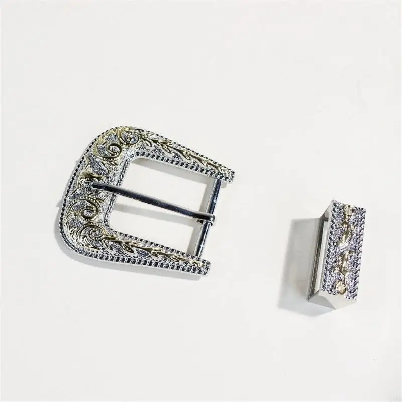 本物のデニムのベルト-バックル-ユニークなエンボス加工のベルト-バックル-トレンディなベルト-バックル