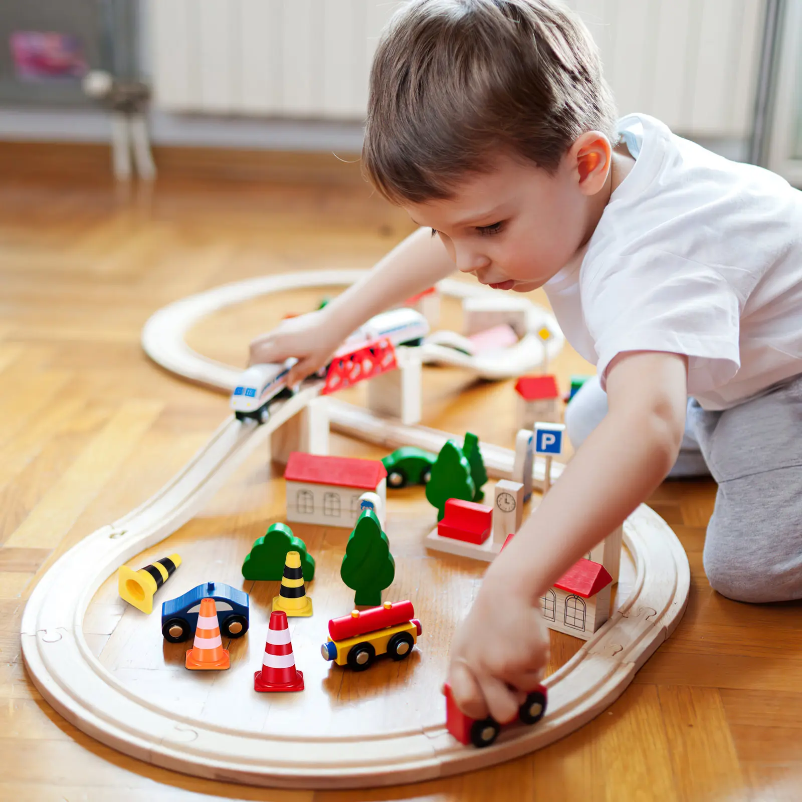 

Набор из 30 мини-конусов для дорожного движения: разноцветные, безопасные, для раннего развития детей, обучающий дорожный знак, игрушки для раннего развития