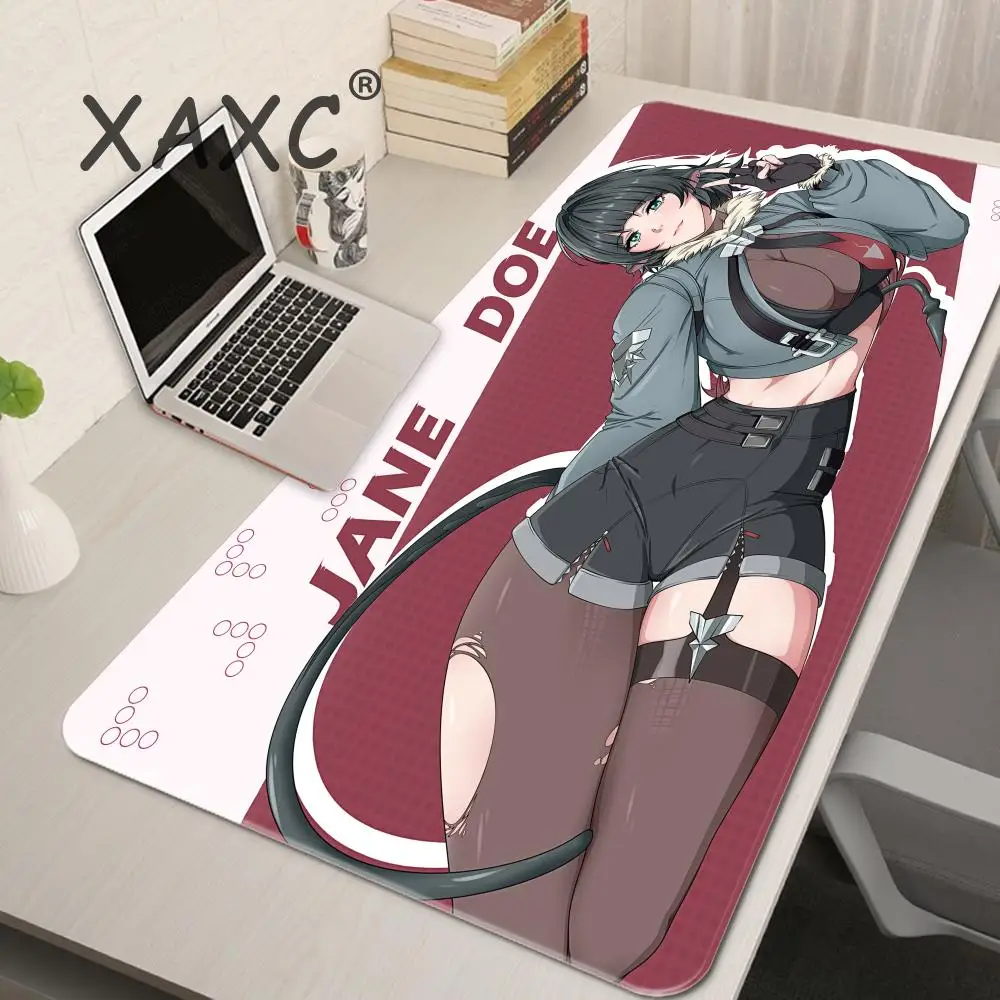 Game Professional Large Mouse Pad Zenless Zone Zero Jane Doe Gaming Mousepad Gamer Non-Slip Computer Desk Mat HD Print Desk Pad