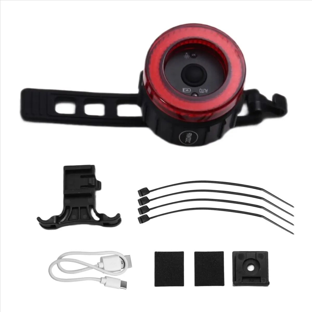 Oct.829 دراجة ذكية الفرامل الضوء الخلفي Cob فتحة كبيرة مقعد آخر وسادة الضوء الخلفي الدراجة ذكي الفرامل الضوء الخلفي #3