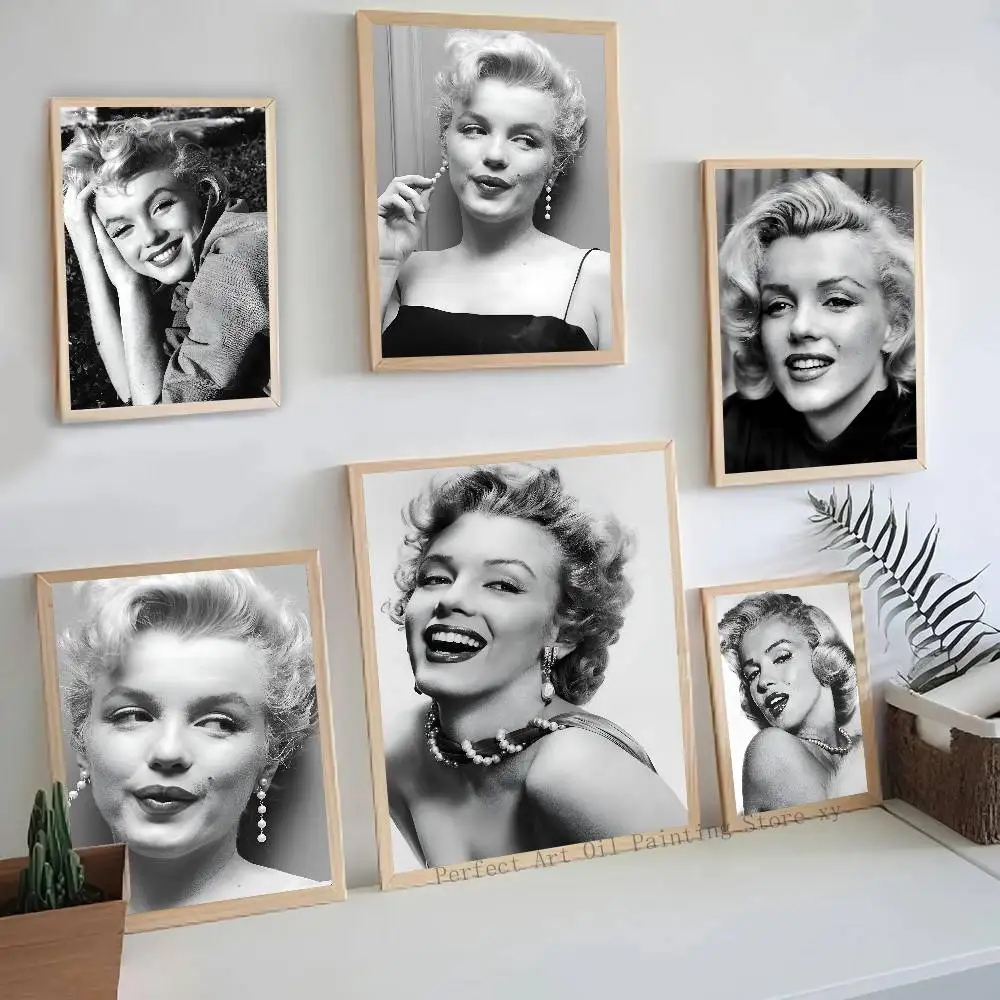 مارلين مونرو المشارك ورقة طباعة غرفة المعيشة المنزلي غرفة نوم مدخل بار مطعم مقهى الفن