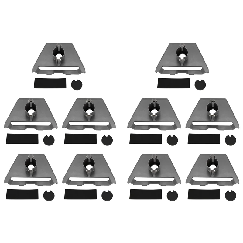 AT41 10X Per Starlink Gen 3 Adattatore per tubo Adattatore per tubo tondo Staffa di montaggio su palo per Starlink V3 Piastra per montaggio sul tetto Accessori