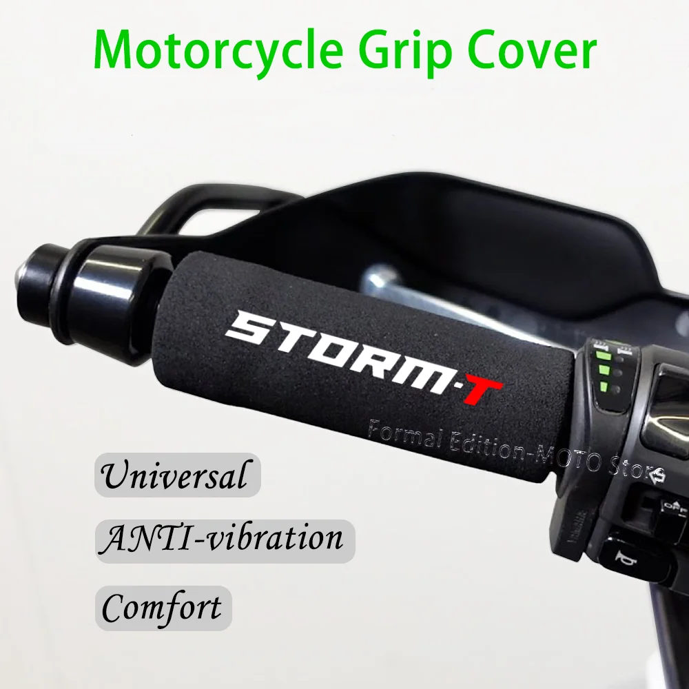 

Motorcycle Sponge Grip Shockproof Non-slip Handlebar Grip Sponge Cover for Wottan Storm Storm-R 125 Storm-T 125 Storm-S 300 2022