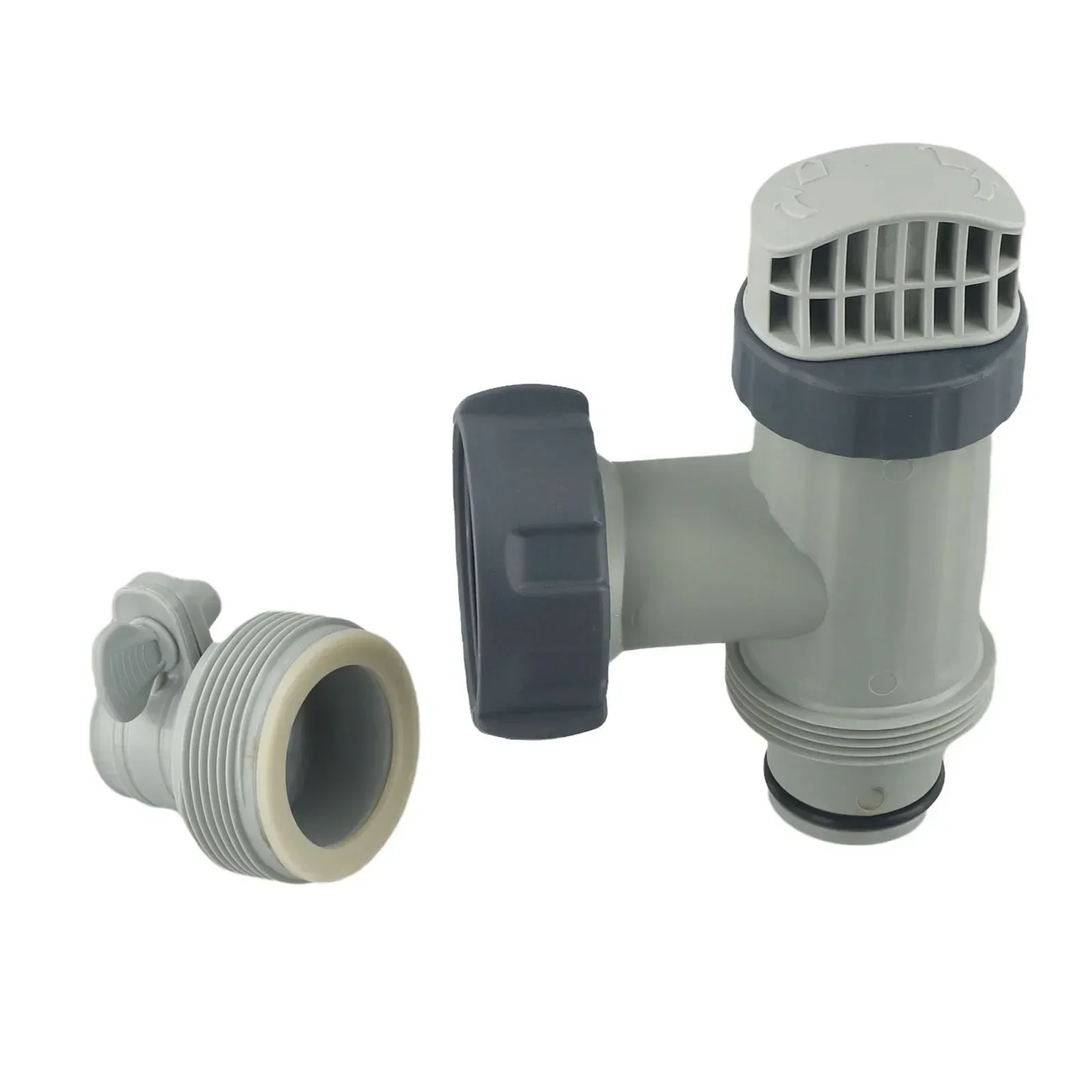 

Water Control Tank Plunger Valve B Type Hose Adapter B-Type Hose Pool Adapter Robust Material Above Ground Pool