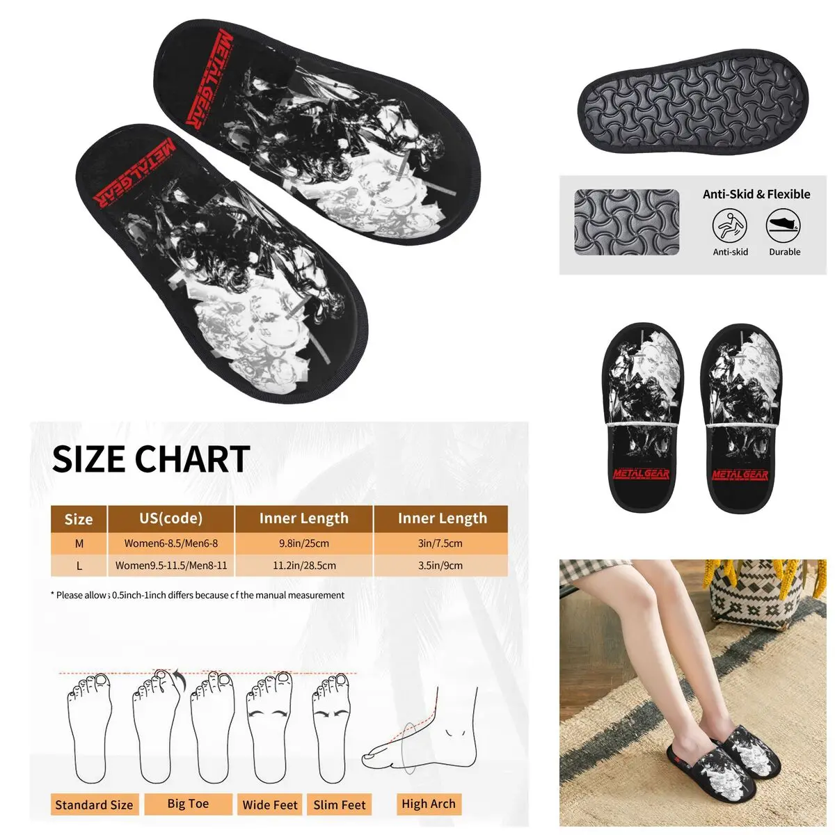 

MGS1 Solid Snake Game Men Women Furry slippers,fashion Color printing special Home slippers,Neutral slippers pantoufle homme