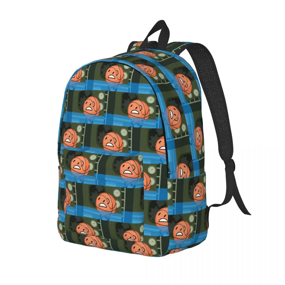 Battle For Dream Island BFDI Basketball Student Backpack School Bag Hiking Travel Daypack for Men Women Bookbag Shoulder Bags