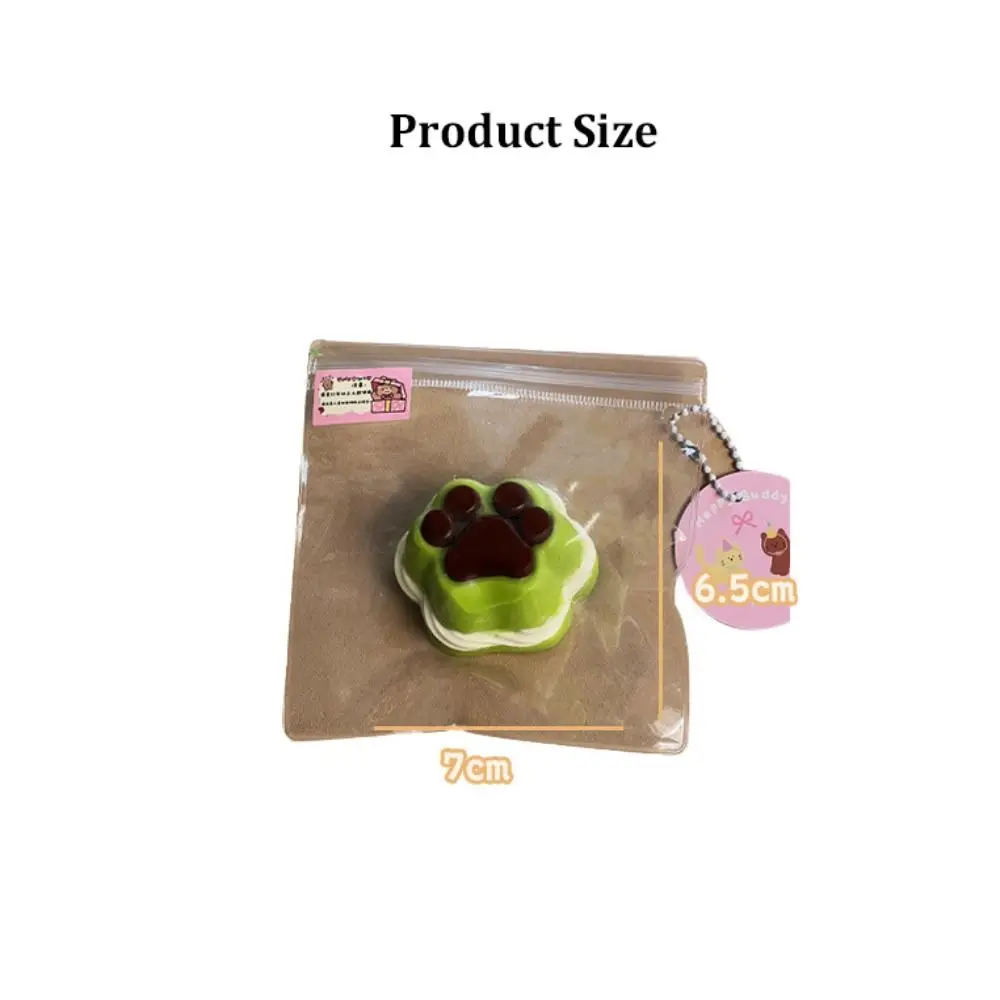 Grappig cadeau siliconen knijp kattenpoot speelgoed rebound zacht decompressie speelgoed schattig kleverig stress ontspannen speelgoed sandwich-serie