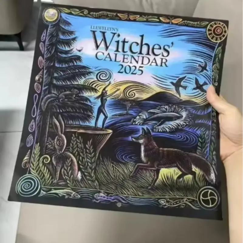 ปฏิทินของแม่มด 2025 (ปฏิทิน 2025 ปฏิทิน ปูมนา และหนังสือวันที่) ปฏิทิน – ปฏิทินติดผนัง
