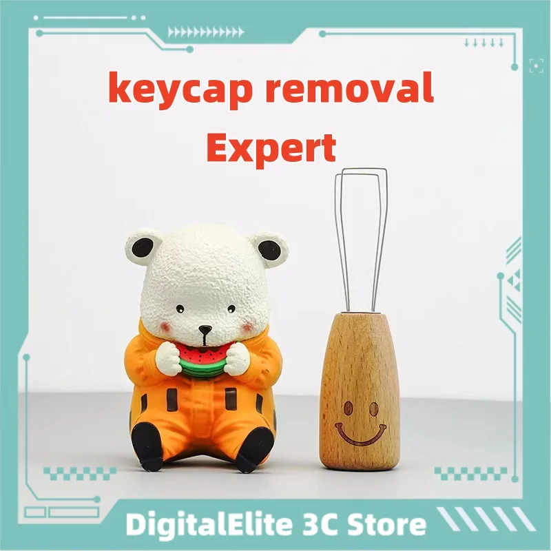 Fbb Visual Studio Original Keycap Puller Wooden Ergonomic Customization Computer Mechanical Keyboard Accessories Tool Ornament