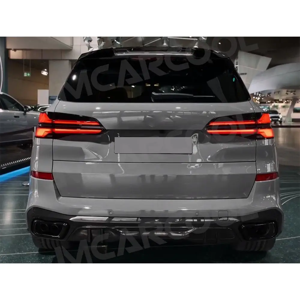 

For BMW X5 G05 M Sport 2019+ Carbon Fiber Rear Bumper Diffuser Spoiler Car Back Guard Lip Protector Body Kits ABS Accessories