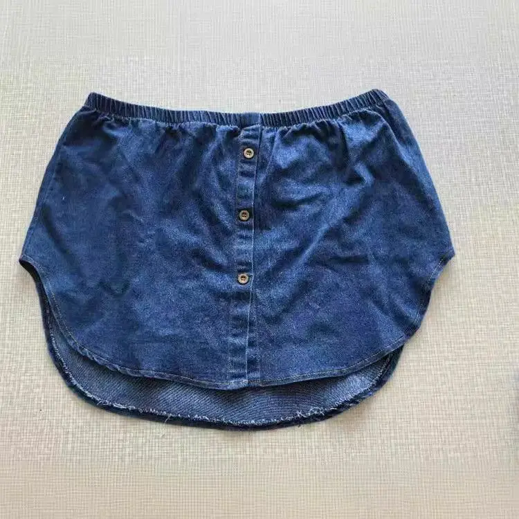 عارضة شريط زائد حجم تنورة Faionable التخسيس إخفاء ميدي تنورة ألياف البوليستر Busin عارضة طباعة ألف خط تنورة