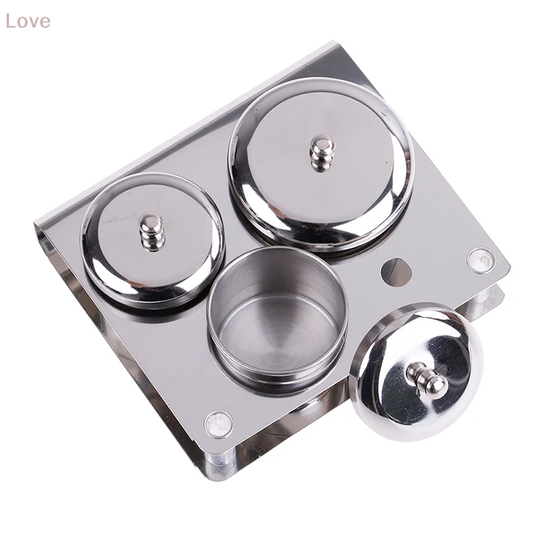 

3Pcs/set Manicure Acrylic Liquid Container Organizer Dappen Dish Nail Art Tools