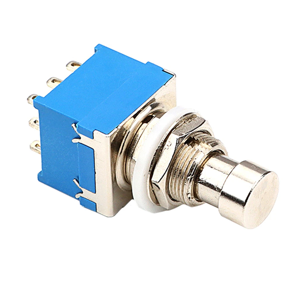 

Blue Pedal Foot Switch For Guitar Pedal Footswitch 9 Pin Metal Durable Reliable Compatible Guitar Accessories