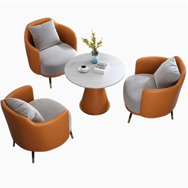

Sofa coffee table combination hotel receives visitors to negotiate beauty at the sales office