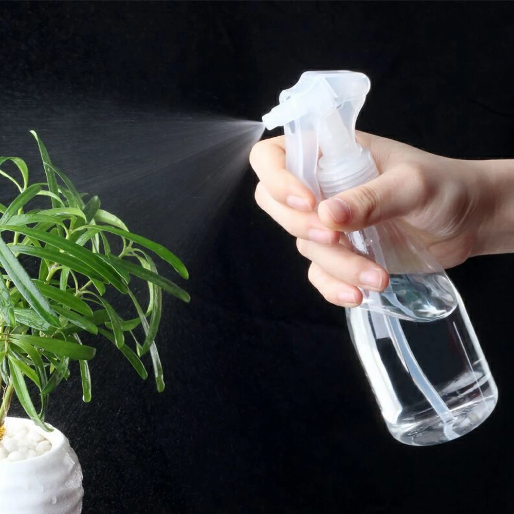 Juego de botellas con pulverizador de gatillo, plástico resistente, para limpieza del hogar y jardín, pulverizador de agua recargable, atomizador de perfume, 1/2 unidades