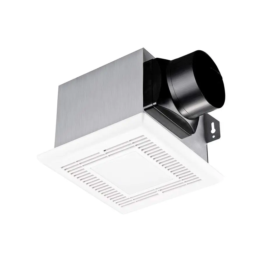 

Bathroom fan with light 80 CFM, 2.0Sone No Attic access Needed Installation,Very Quiet Ventilation and Exhaust Fan With LED ligh