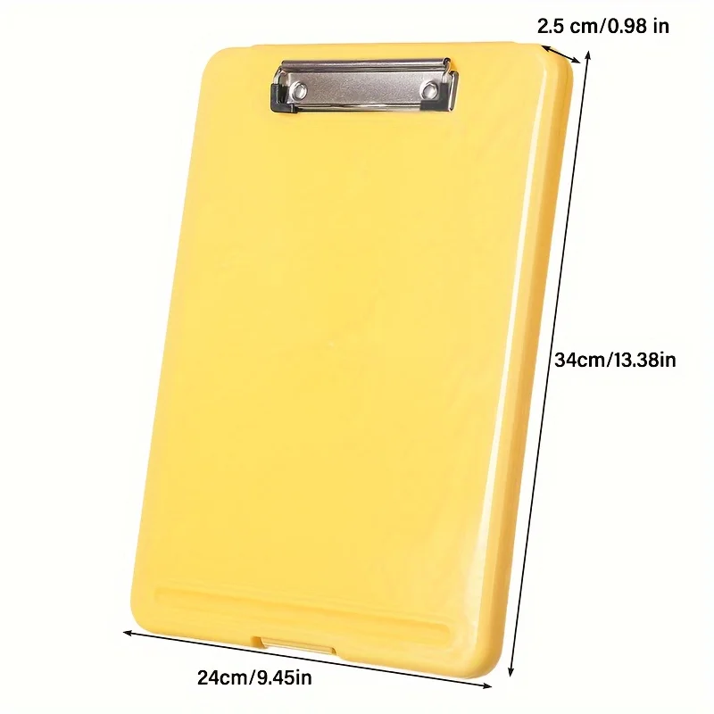 Clipboards with Storage, High Capacity Clip Boards with Storage, Heavy Duty Nursing Clipboard Folder, Plastic Clipboard