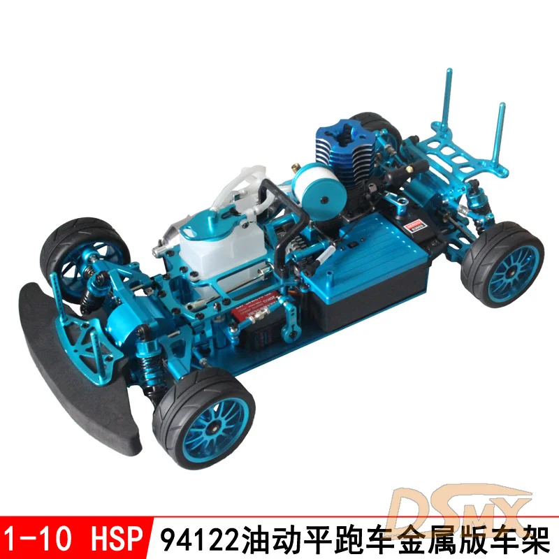 HSP 94122 1/10 4wd rc Nitro car Gas Off Road Pivot Ball Suspension automodelismo Nitro Drift Car Racing Metal Frame