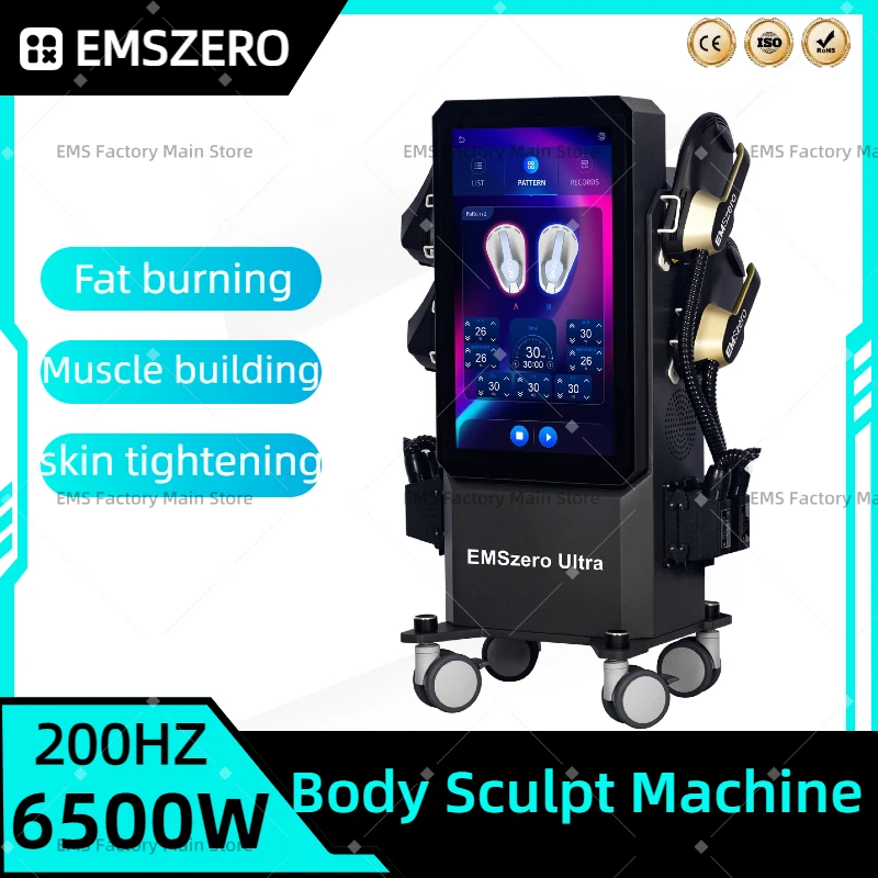 เครื่อง RF ปั้น emszero มืออาชีพสร้าง pelangsing Badan EMS 2024 Pro muscle