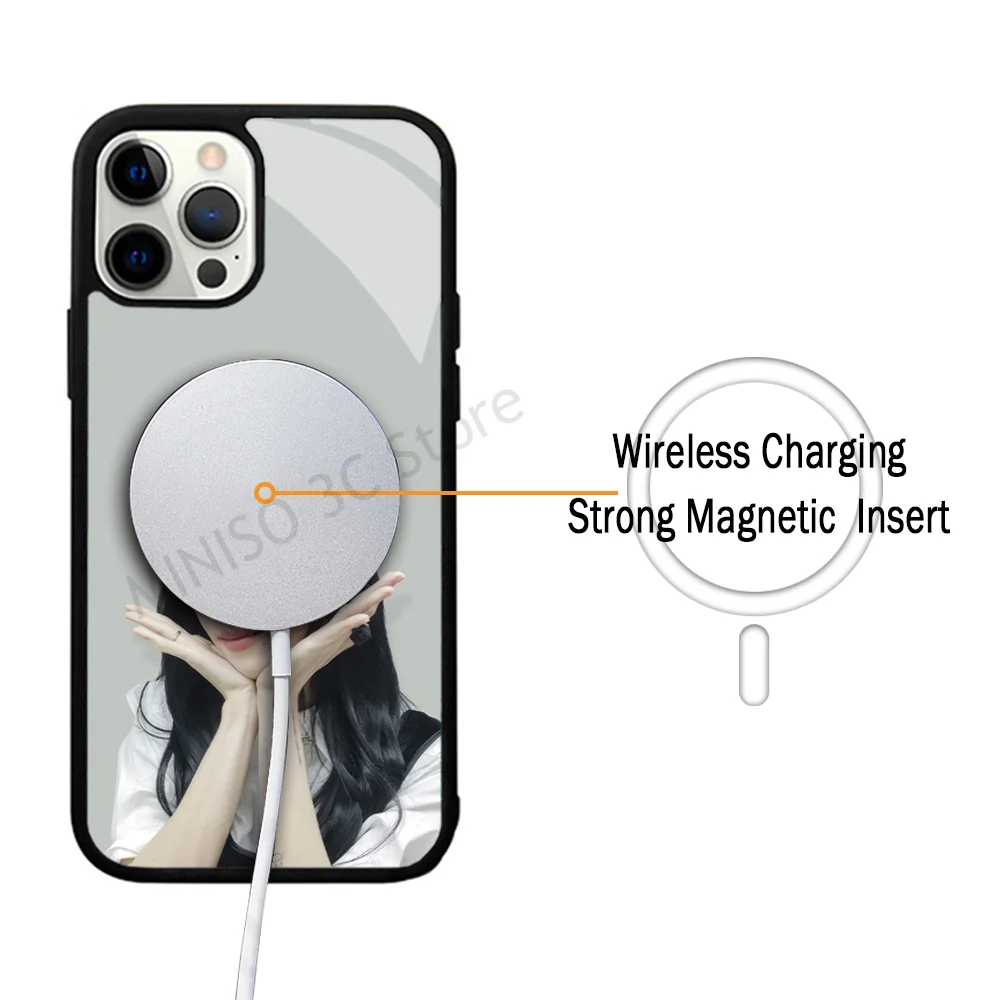 Kpop T-TWICE Son Chae Young Phone Case Strong Magnetic For IPhone 15 14 13 Pro Max 11 12 Mini For Magsafe