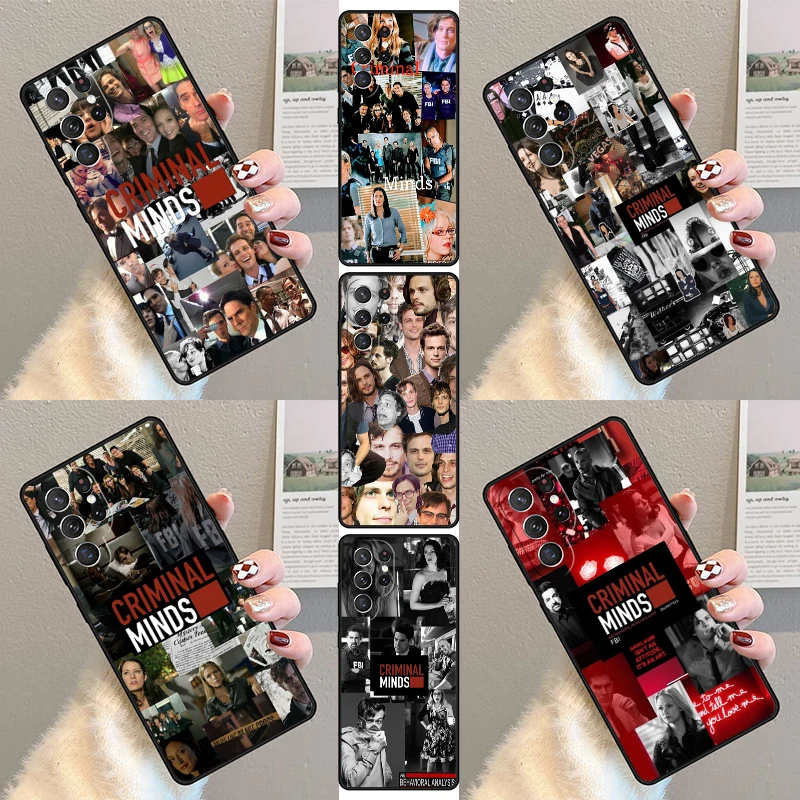 Criminals Minds TV Phone Case For Samsung Galaxy S23 S21 S20 FE S24 S22 Ultra Note20 S10 S9 S8 Plus Silicone Cover