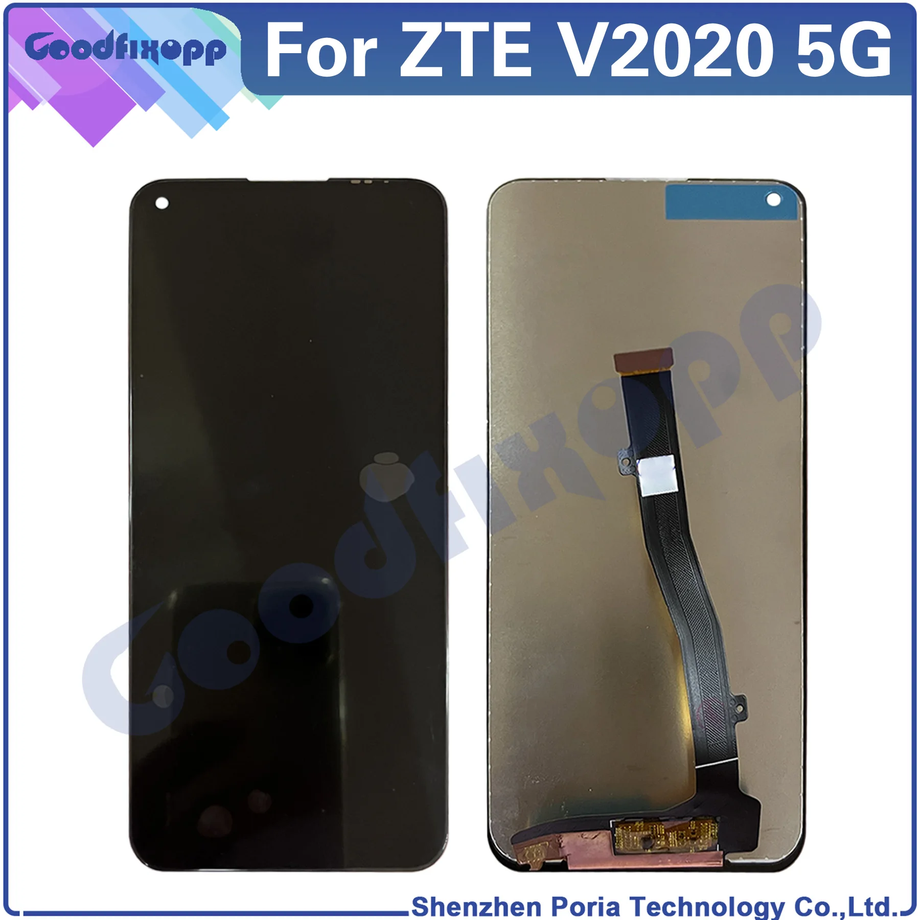 For ZTE Blade V2020 5G LCD Display Touch Screen Digitizer Assembly Repair Parts Replacement