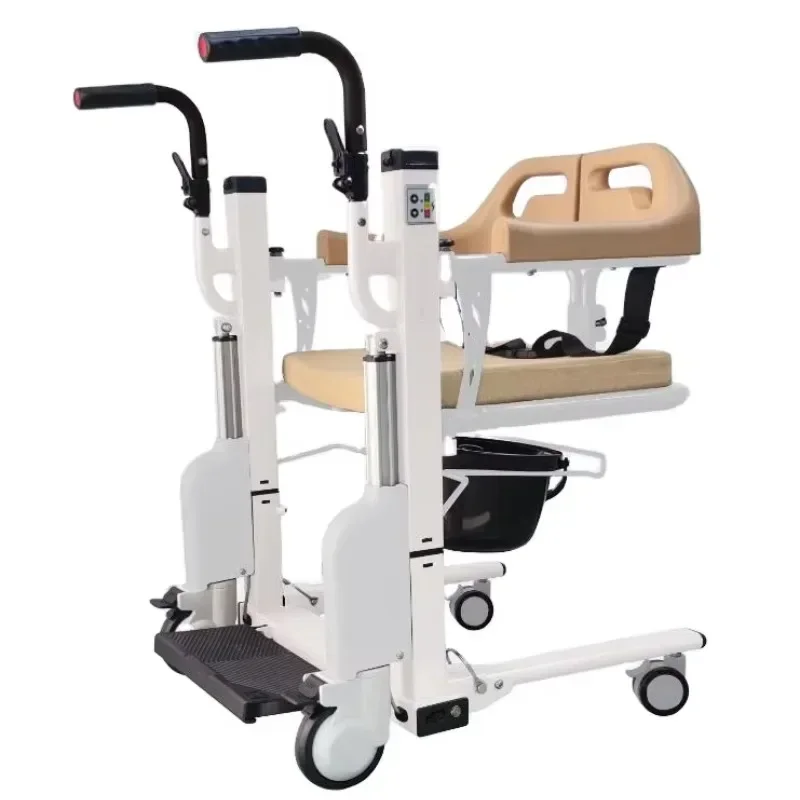 Gold SellerSilla De Traslado Medical Care Supplies Transfer Chair with Commode for the Disabled at Nursing Home
