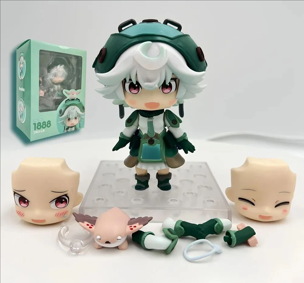 Made in Abyss Prushka Faputa Figurine d'action anime de 10 cm – Poupée jouet à collectionner parfaite pour les fans de cadeaux de Noël de 1888 #   1959 #