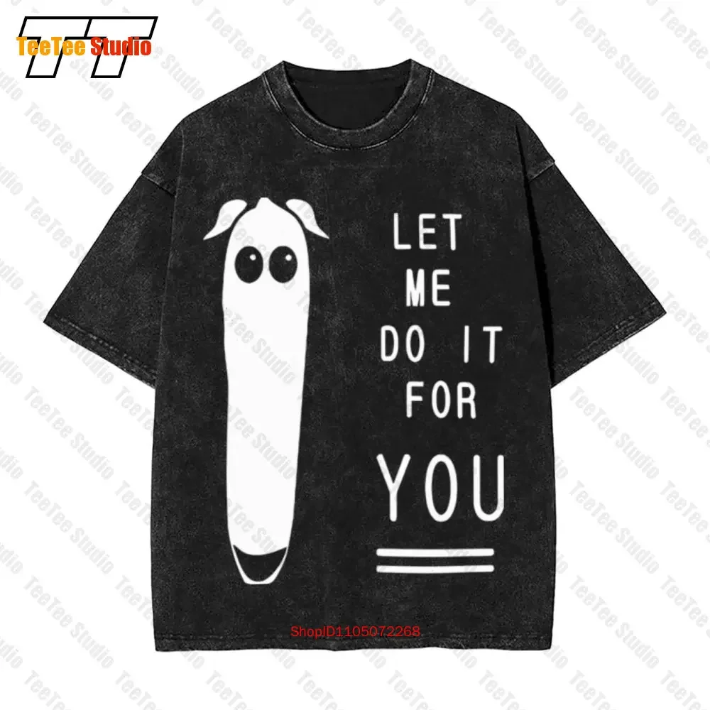 Let Me Do It For You Longnose Dog Vintage Oversized T-Shirt Nose Borzoi UI3I