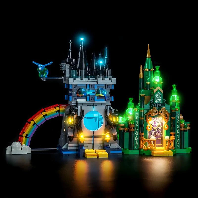 Advanced DIY Led Light Kit For Lego 75689 Emerald City & Castle (Only Led Light,Without Blocks Model) High-Performance