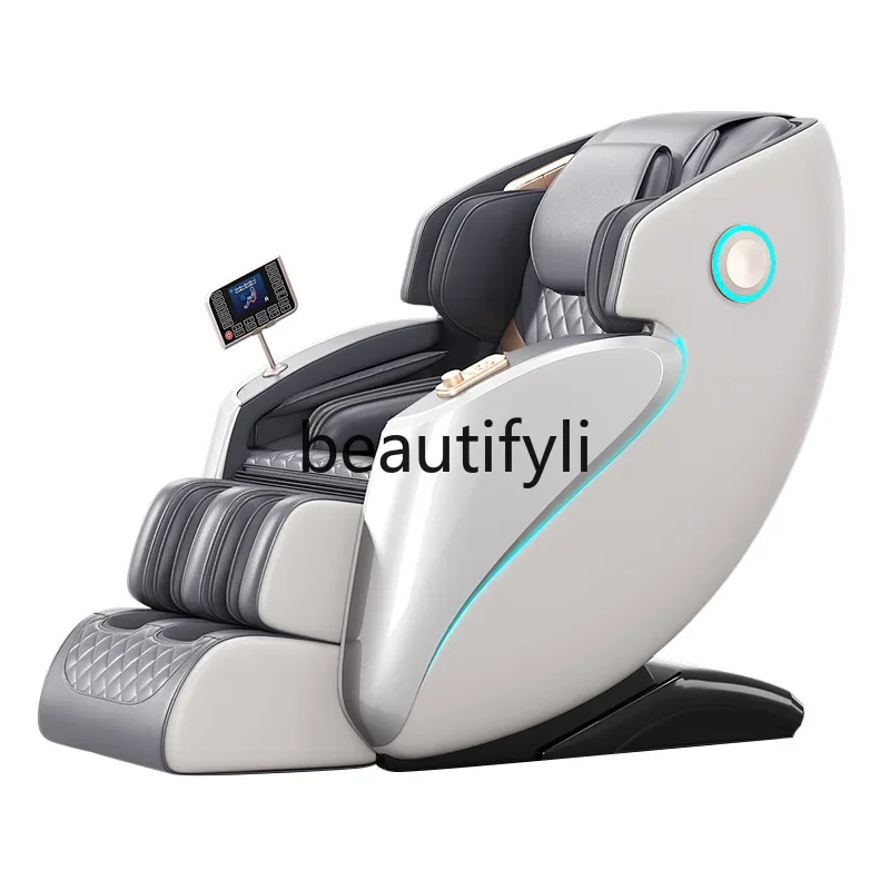 Massagestoel Luxe Home Full Body Automatische ruimtecapsule Zero Gravity SL Geleiderail Multifunctionele massagebankstoel