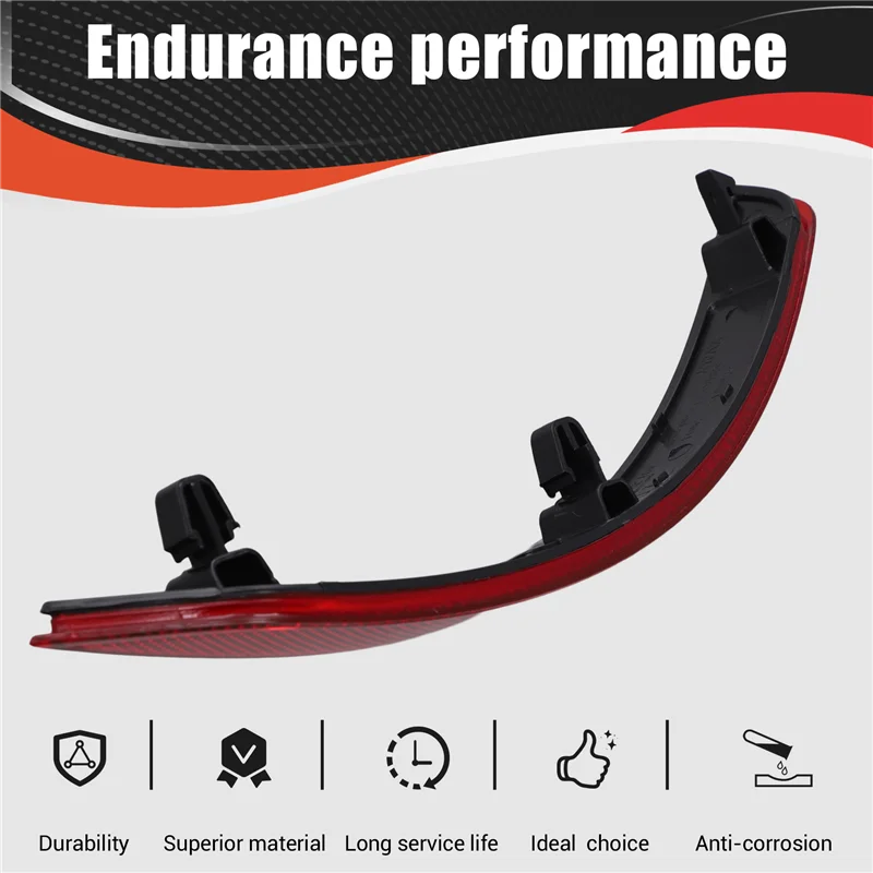 

For A3 Sedan Cabriolet 13-16 Brake Parking Warning Tail Light Bars Right Rear Bumper Reflector 8VD945106 8V5945106A