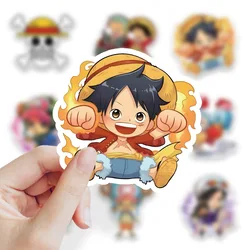 10/30/55pcs Cute One Piece Anime Stickers Cartoon Zoro Luffy Decals DIY Skateboard Phone Laptop Waterproof Sticker Decals Toys