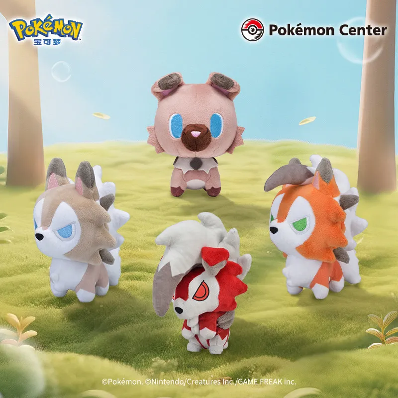 新入荷！ポケモン-ロックラフ、リカンロックのぬいぐるみコレクション。柔らかい素材でできた人形で、誕生日プレゼントやインテリアとして最適です。