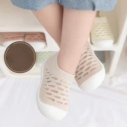 Baby Floor Children Shoes SummerThin Mesh Boys Indoor Non Slip Floor Socks Infant Walking Shoe Socks кроссовки детские Baby Girl