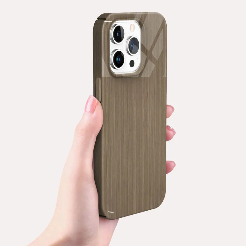 Wood Grain Big Hold Case for iPhone 15 14 11 13 12 11 Pro Max MINI XR X XS 8 7 SE 2020 Plus Film Tough Hard Trendy Fasion Cover