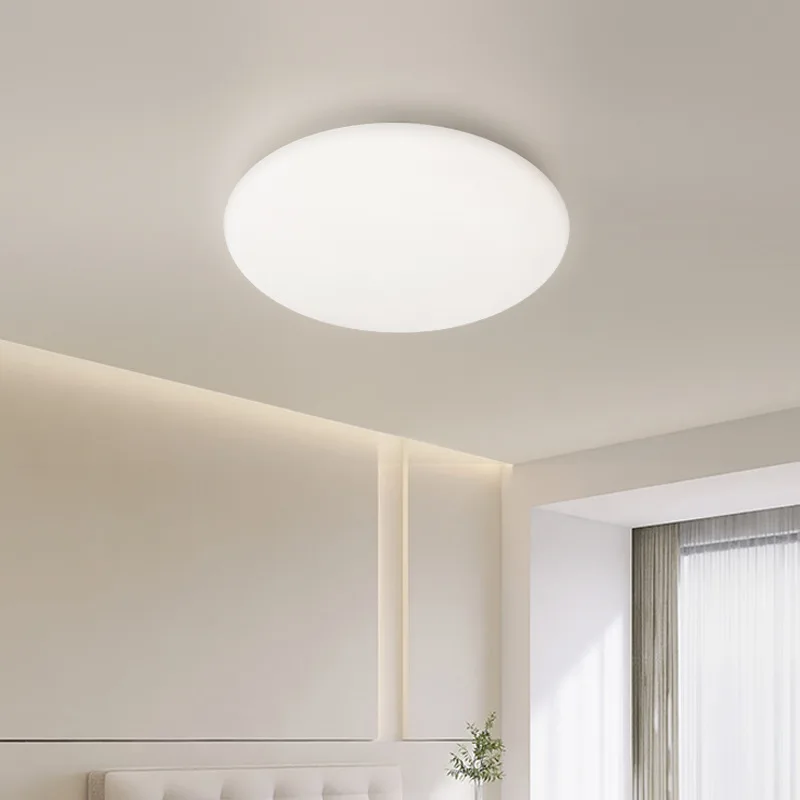 

SANDYHA Modern Minimalist LED Ceiling Light White Ellipse Design for Living Room Bedroom Kitchen Indoor Lighting Home Decoration