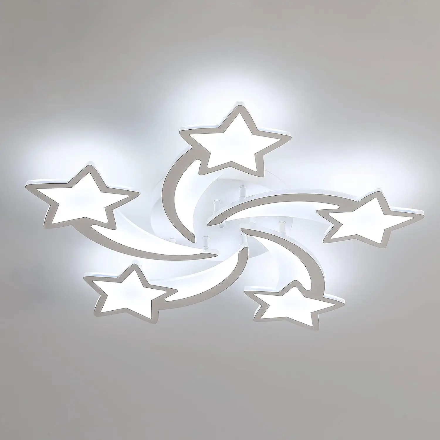 Luz de techo LED, lámpara de techo LED moderna 60W 6700LM, para sala de estar dormitorio, luz blanca fría 6500K