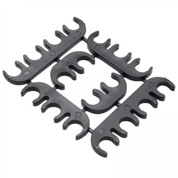 Car Accessories Ignition Wire Separator 8mm Clip Holder Clamp Spacers Durable Plastic Kit for Automotive Engine Tidy Up