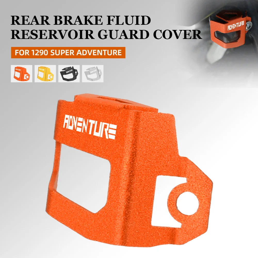 

Rear Brake Fluid Reservoir Guard Cover Protector Aluminum Accessories FOR 1290 SUPER ADVENTURE R/S/T 1190 1050 1290 Adventure